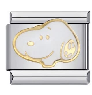 Charm Italiano Snoopy Plateado — vista 2
