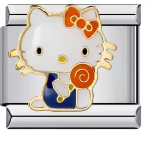 Charm Italiano Hello Kitty con Paleta Plateado — vista 2
