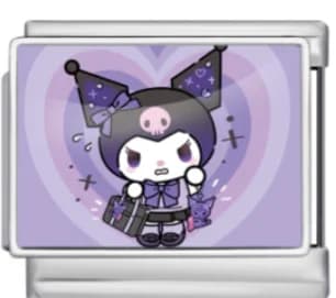 Charm Italiano Kuromi Plateado — vista 2