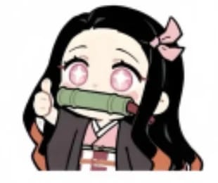 Charm Italiano Nezuko Kamado Plateado — vista 2
