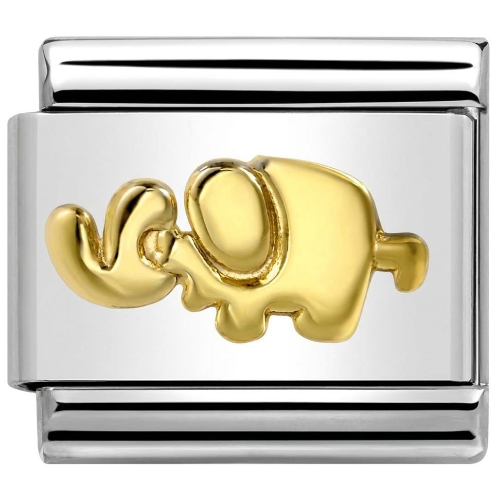 Charm Italiano Elefante Plateado