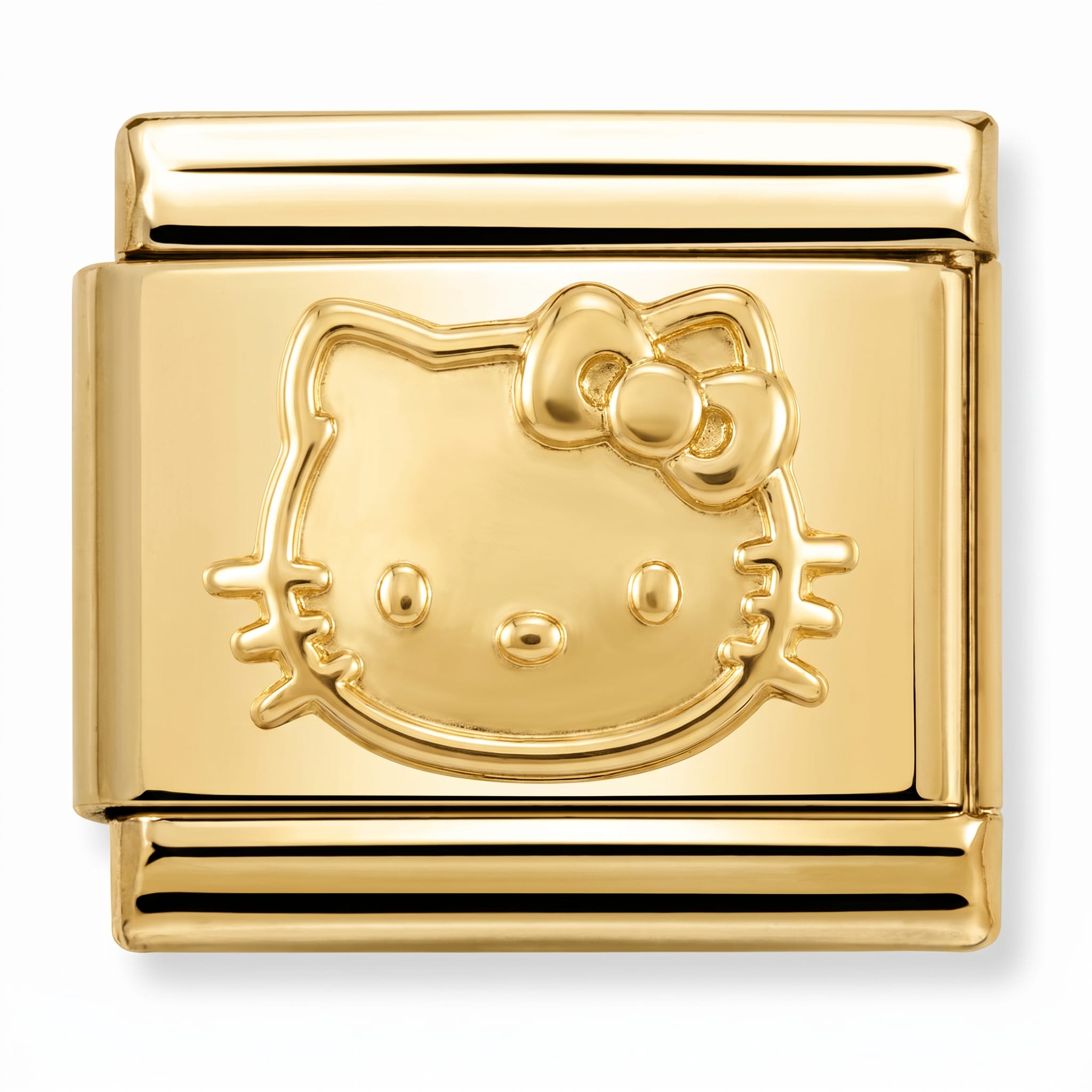 Charm Italiano Hello Kitty Dorado