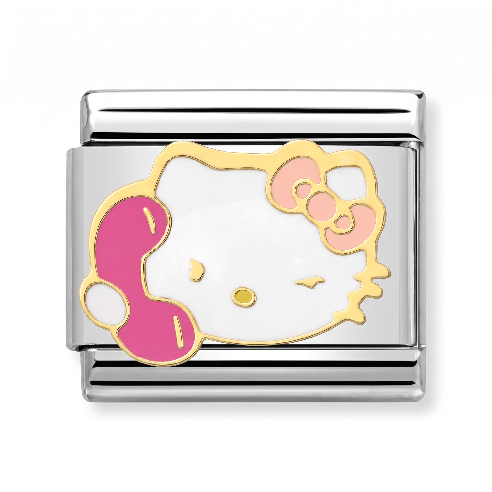 Charm Italiano Hello Kitty con Teléfono Plateado