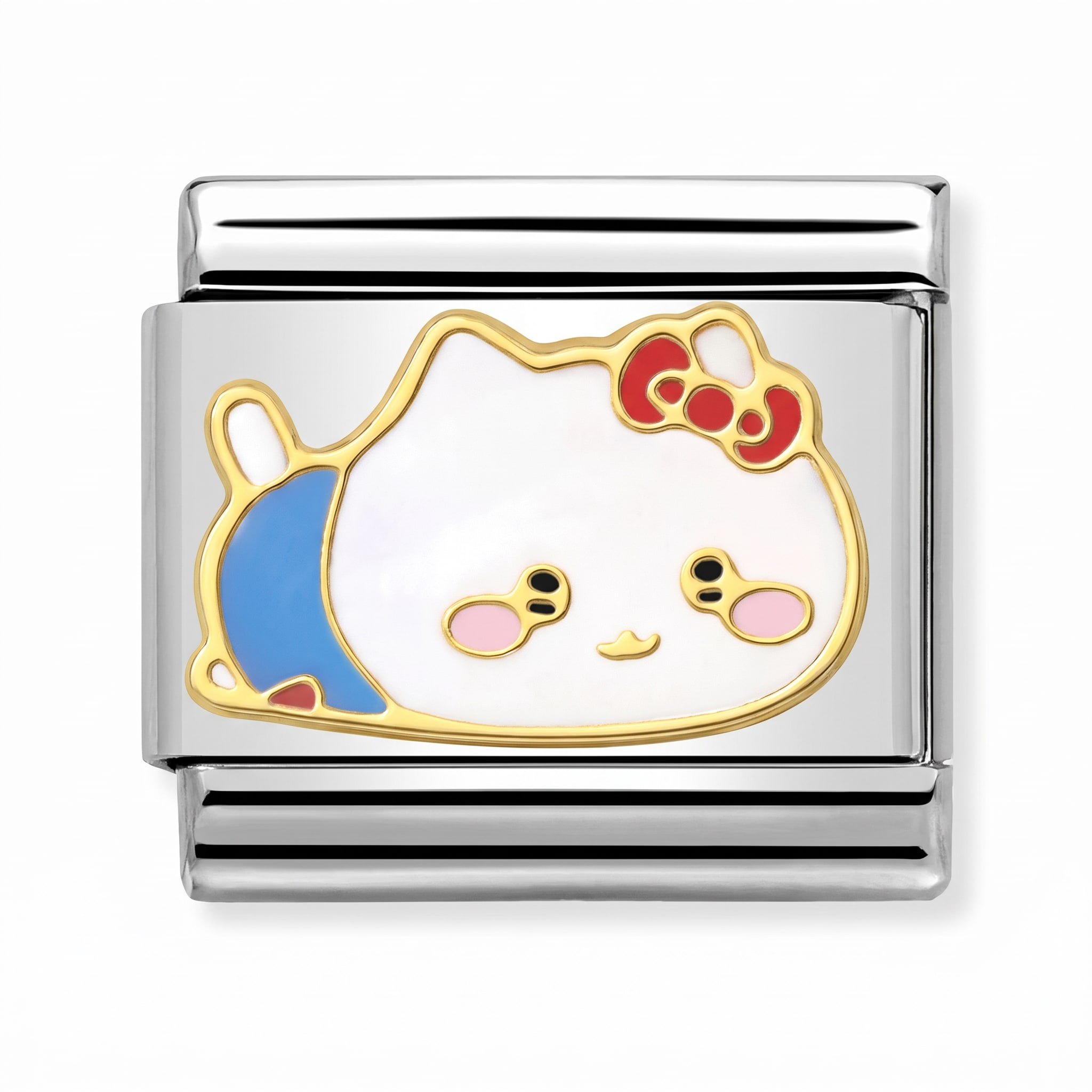 Charm Italiano Hello Kitty Plateado
