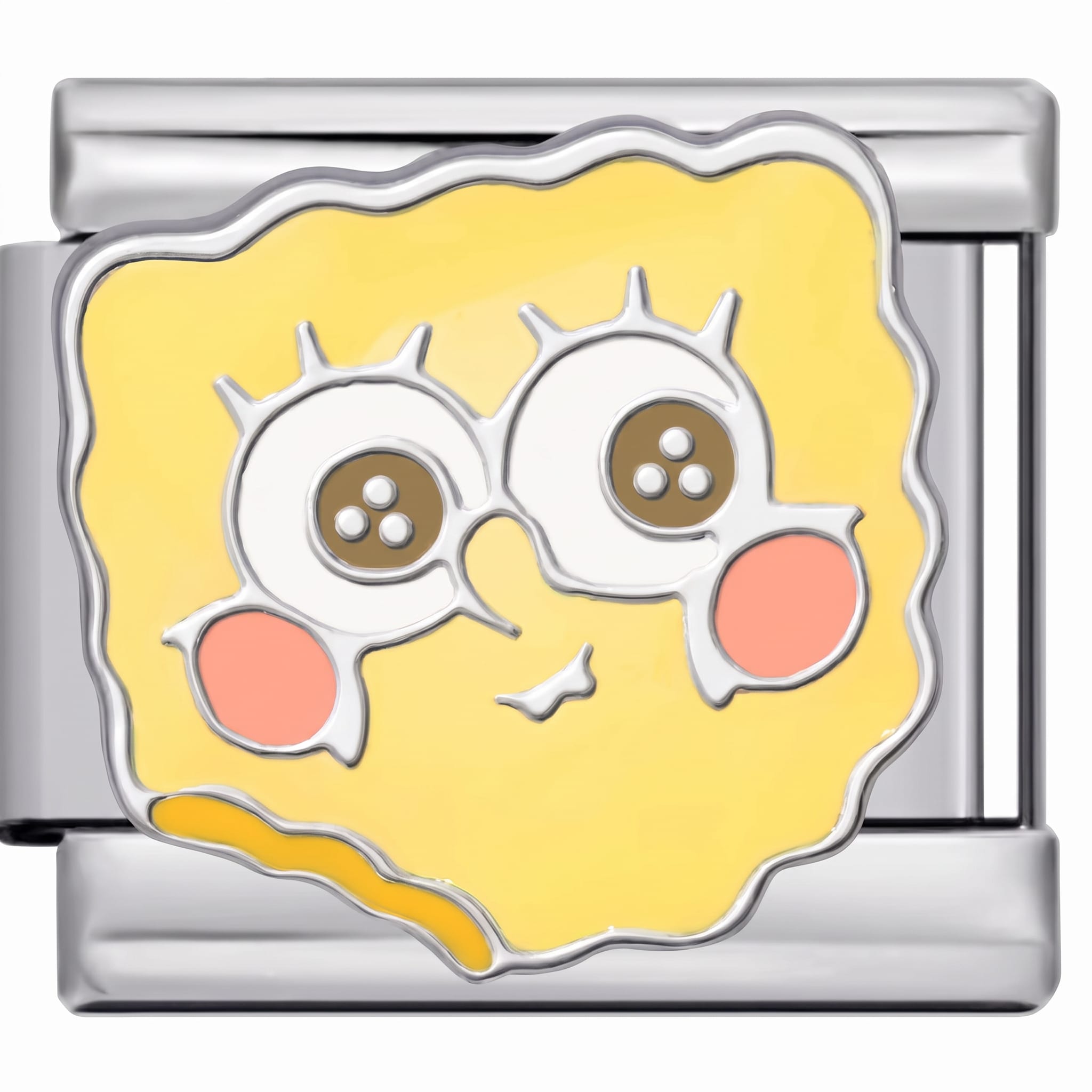 Charm Italiano Bob Esponja Plateado