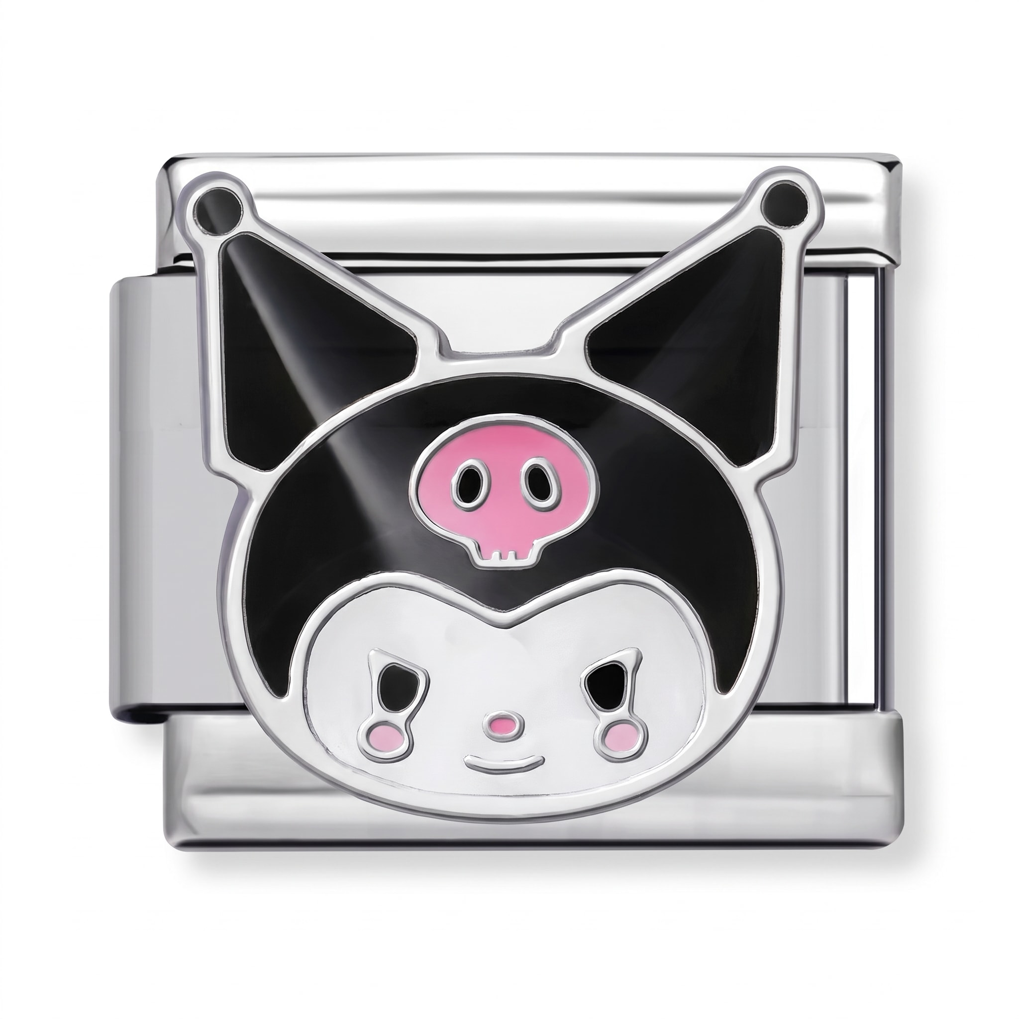Charm Italiano Kuromi Plateado