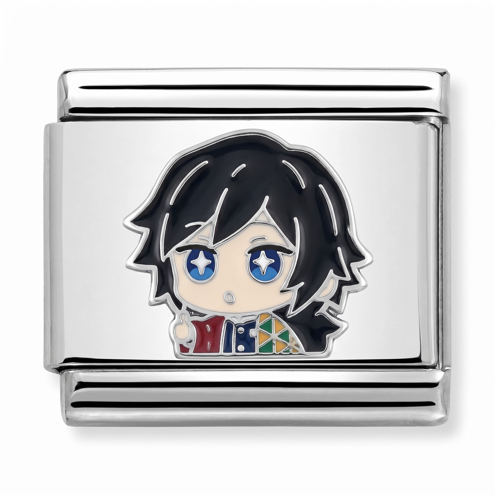 Charm Italiano Giyu Tomioka Plateado