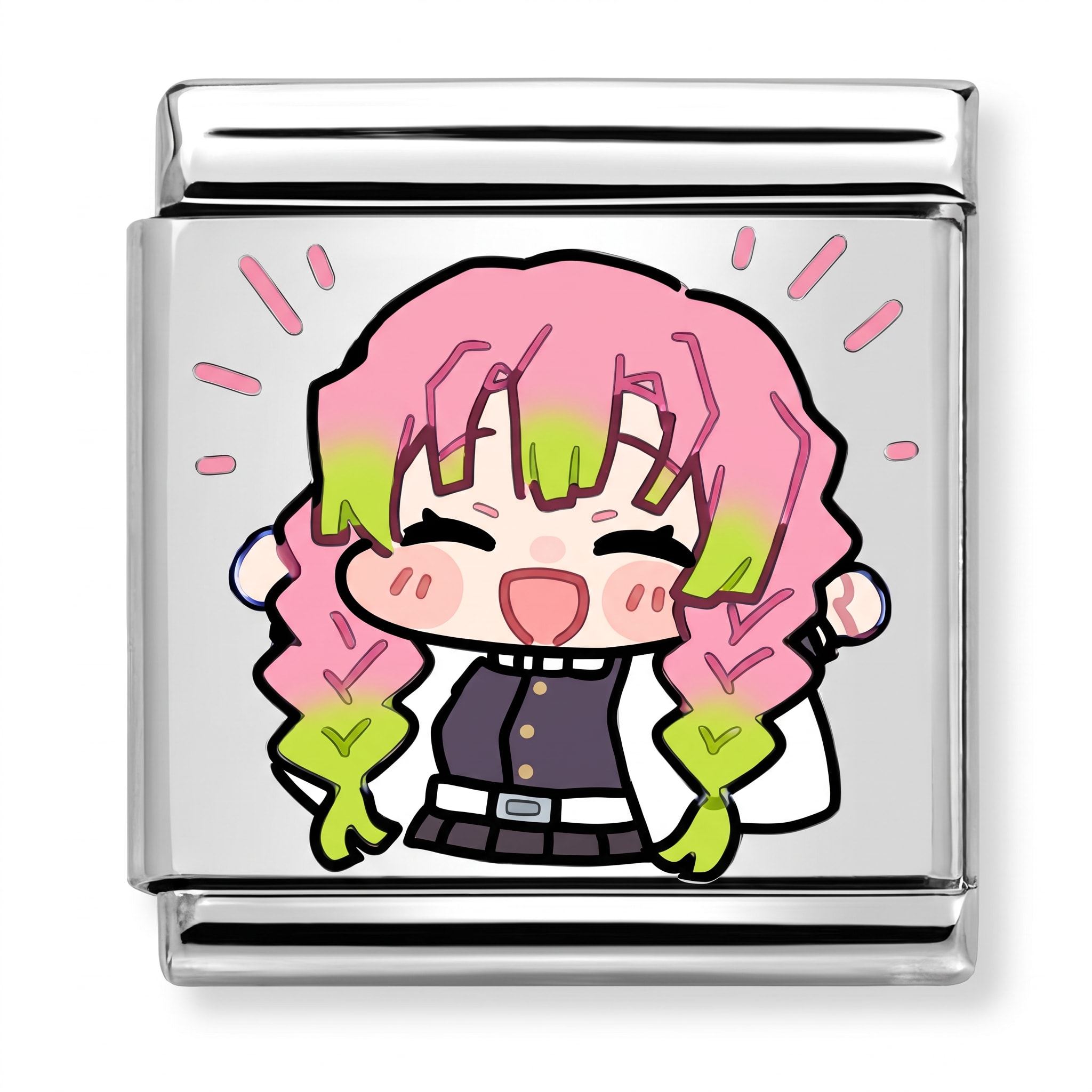 Charm Italiano Anime Cherry Colgante Plateado