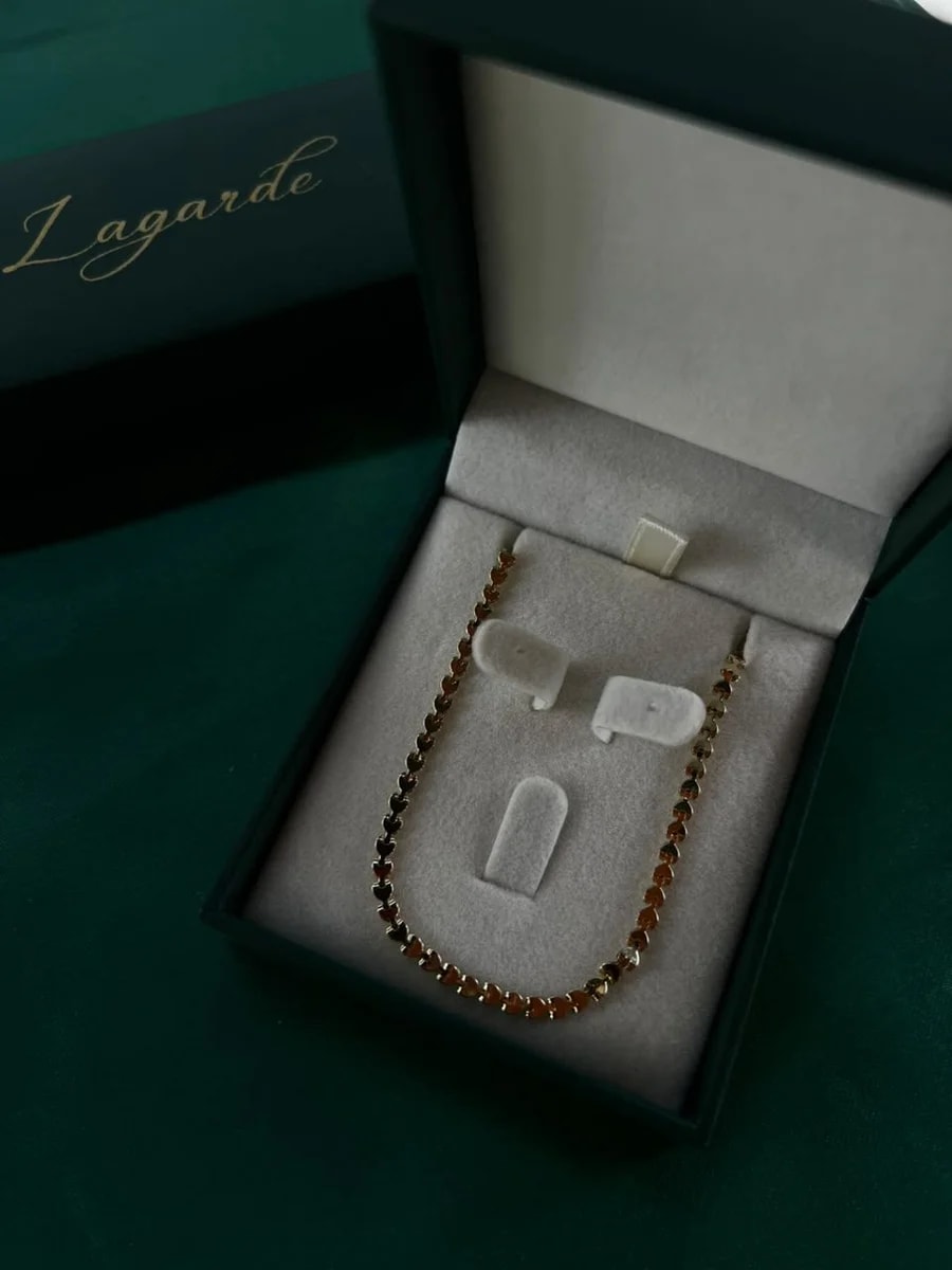 Collar Minicores Chapa de Oro 18k