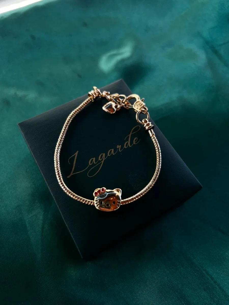 Pulsera Estilo Pandora en Chapa de Oro 18k — vista 2