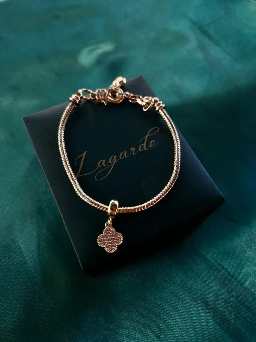 Pulsera Estilo Pandora en Chapa de Oro 18k — vista 2