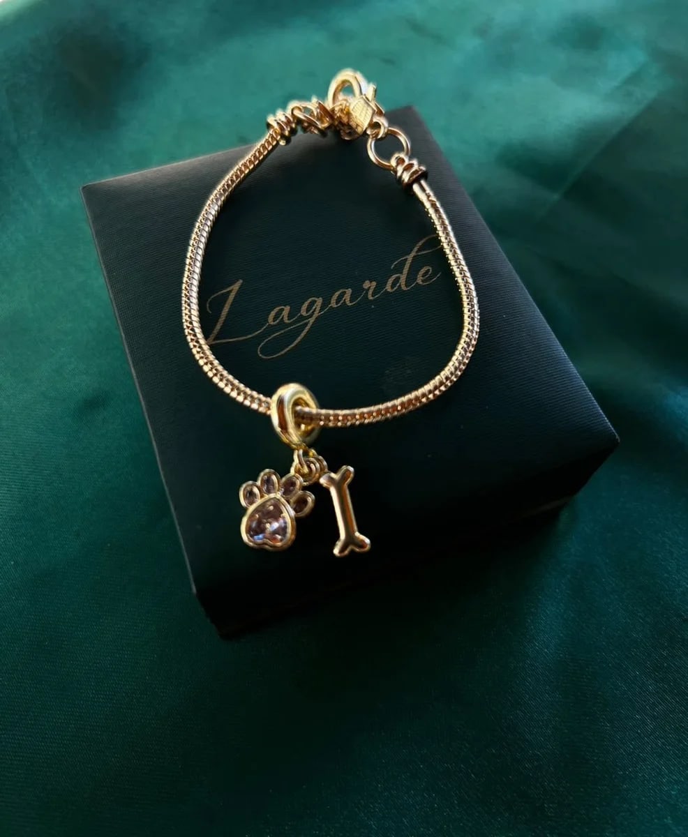 Pulsera Estilo Pandora en Chapa de Oro 18k — vista 2