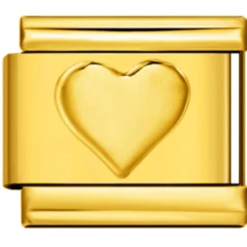 Charm Italiano Corazón Dorado