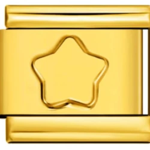Charm Italiano Estrella Dorado