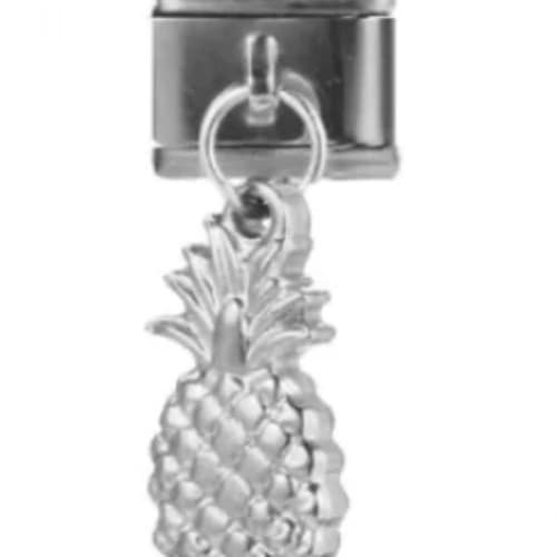 Charm Italiano Piña Colgante Plateado