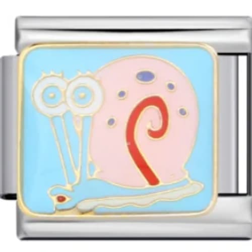 Charm Italiano Gary El Caracol Plateado