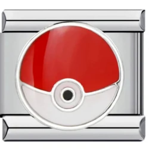 Charm Italiano Pokebola Plateado