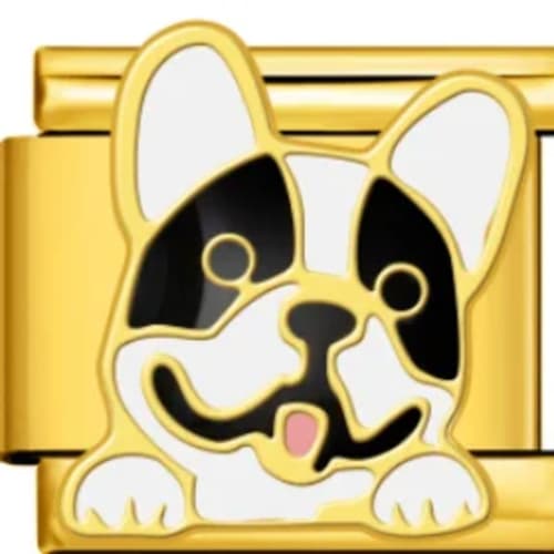 Charm Italiano Bulldog Francés Dorado