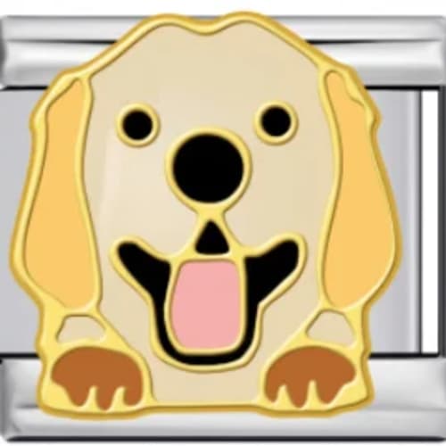 Charm Italiano Perrito Dorado