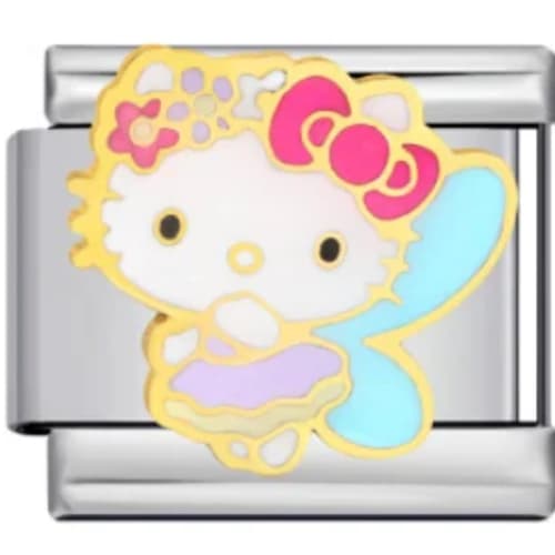 Charm Italiano Hello Kitty Hada Plateado