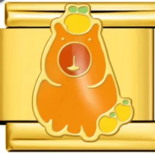 Charm Italiano Oso Rilakkuma Dorado