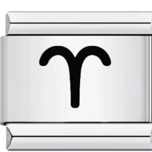 Charm Italiano Signo Aries Plateado