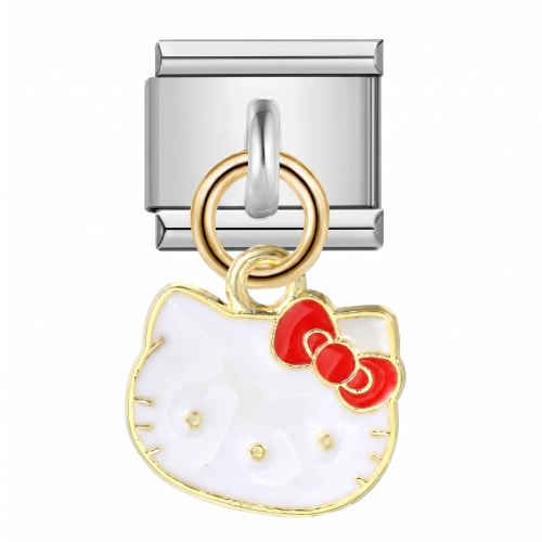 Charm Italiano Hello Kitty Colgante Plateado
