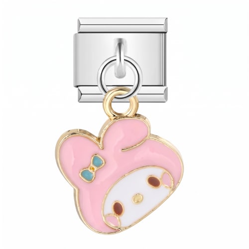 Charm Italiano My Melody Colgante Plateado