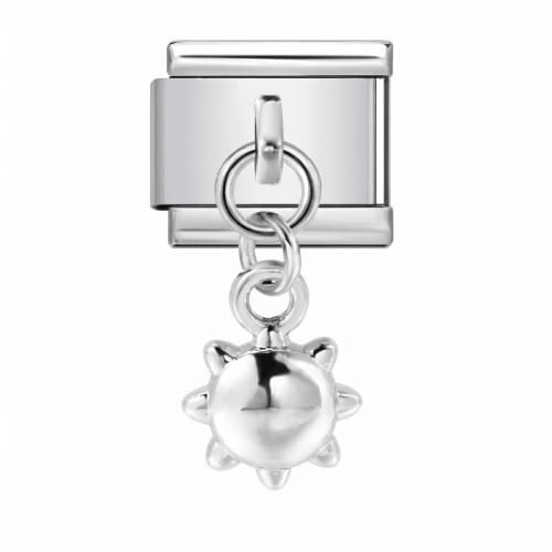 Charm Italiano Sol Colgante Plateado