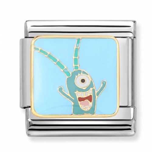 Charm Italiano Plankton Plateado