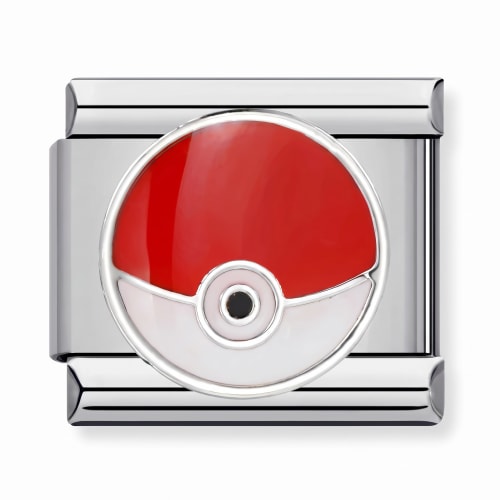 Charm Italiano Pokebola Plateado
