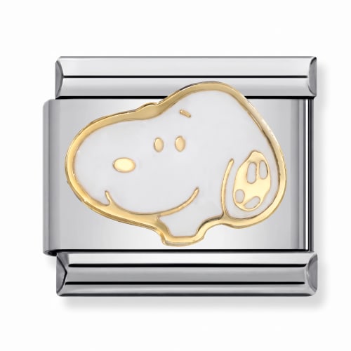 Charm Italiano Snoopy Plateado