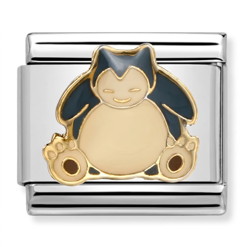 Charm Italiano Snorlax Plateado