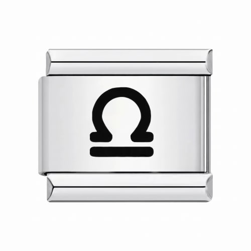 Charm Italiano Signo Libra Plateado