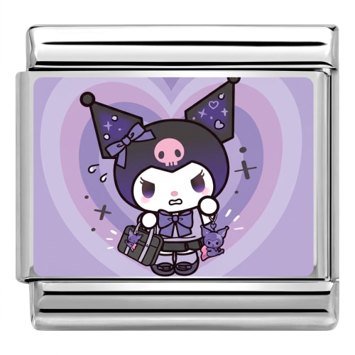 Charm Italiano Kuromi Plateado