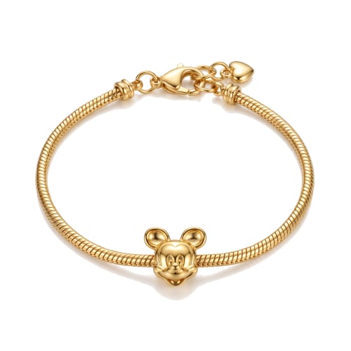 Pulsera Estilo Pandora en Chapa de Oro 18k