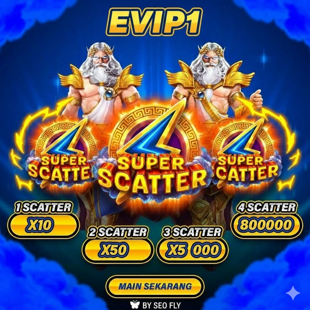 EVIP1 Daftarkan Akunmu Sekarang & Nikmati Hujan Scatter Emas