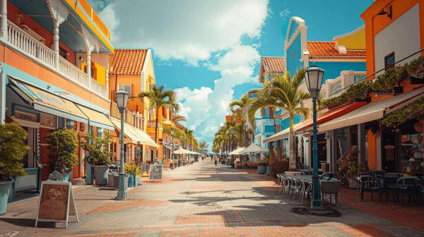 Oranjestad eSIM illustration