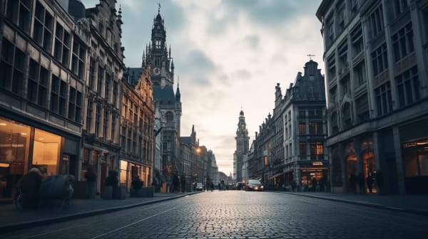 Antwerp eSIM illustration