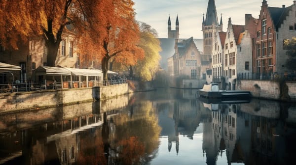 Bruges eSIM illustration