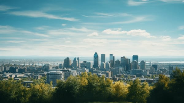 Montreal eSIM illustration