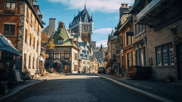 Quebec City eSIM illustration