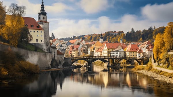 Cesky Krumlov eSIM illustration