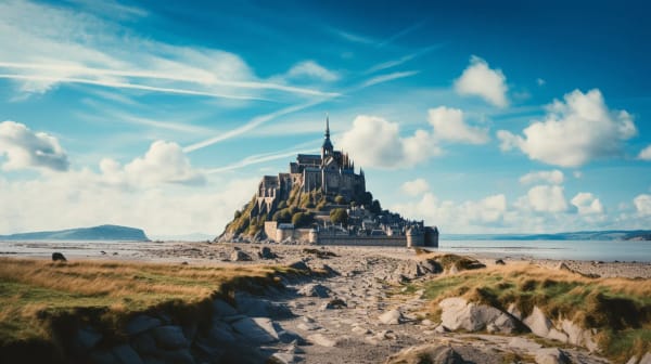 Mont Saint-Michel eSIM illustration