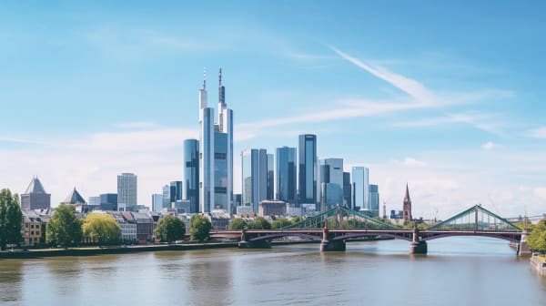 Frankfurt eSIM illustration