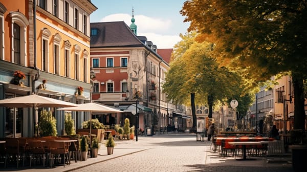 Munich eSIM illustration