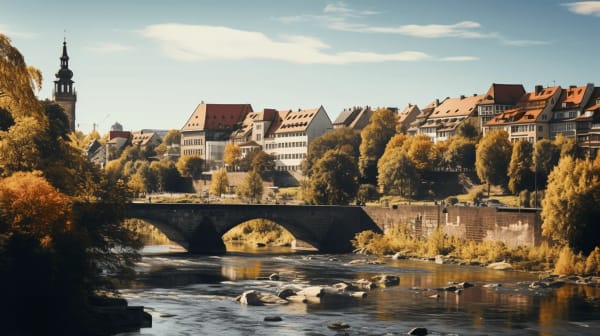 Nuremburg eSIM illustration