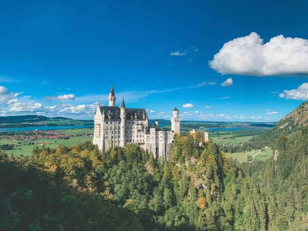 Schloss Neuschwanstein eSIM illustration