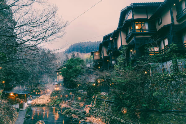Kurokawa Onsen eSIM illustration