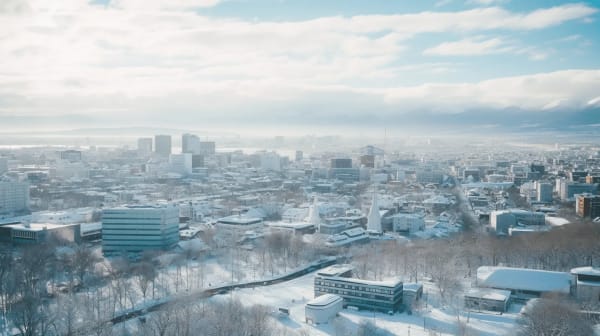 Sapporo eSIM illustration